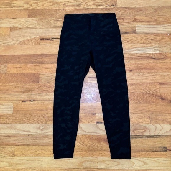 Zyia Active Pants - Zyia Active Black Camo Print Activewear Leggings Size 4